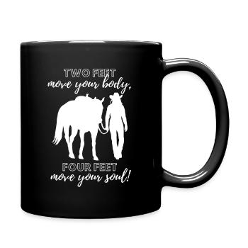 Move your soul - Full Colour Mug - black - Right