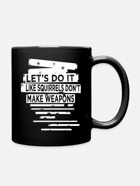 present present idea disarmament 60s - Tasse einfarbig - Schwarz