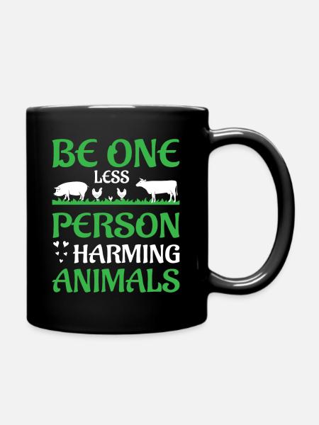 Sauvons les animaux - Mug uni - noir