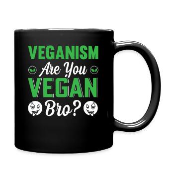 Veganism, Bro? - Mug uni - noir - Droite