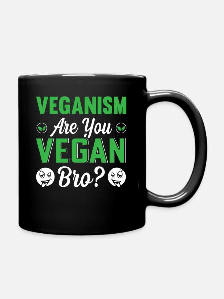 Veganism, Bro? - Mug uni - noir