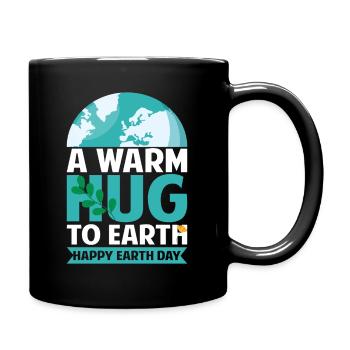 Un Câlin Chaleureux pour la Terre - Mug uni - noir - Droite
