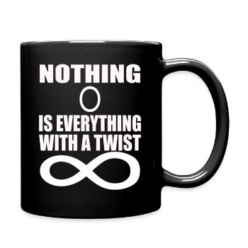 funny math physics science - Full Colour Mug - black - Right