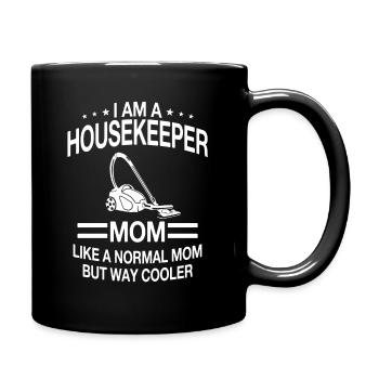 Housekeeper Mama Design for Women - Full Colour Mug - black - Right