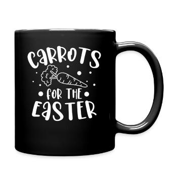Carrots for Easter rabbit - Full Colour Mug - black - Right