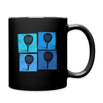 PADEL PÁDLE PADDLE-TENNIS PADEL CADEAU JOUEUR - Mug uni - noir - Droite