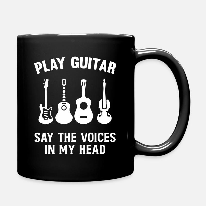 Jouer de la guitare - Mug uni - noir