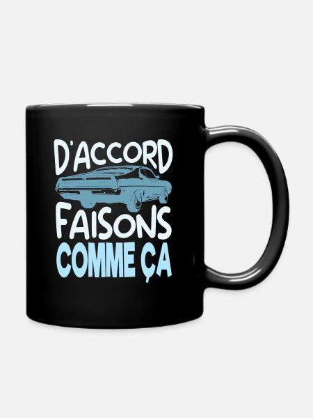 D'accord faisons comme ca oss 117 réplique film - Mug uni - noir