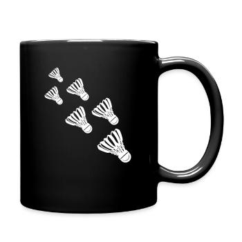 Badminton - Full Colour Mug - black - Right