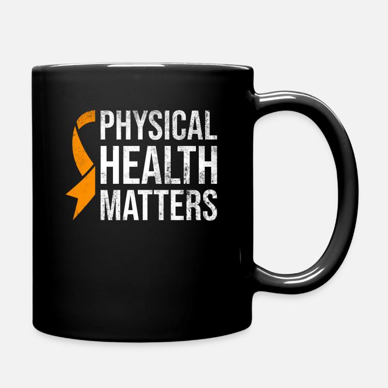 Beinamputierte Rollstuhl Beinprothese Und - Tasse einfarbig - Schwarz