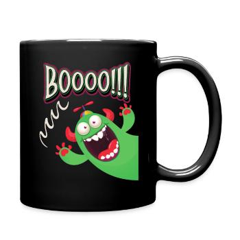 Drôle de monstre, boo-scare, blague de monstre - Mug uni - noir - Droite
