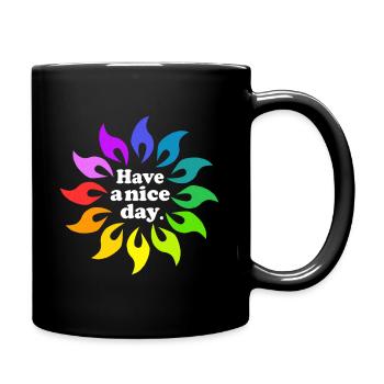 Have a nice day - Full Colour Mug - black - Right