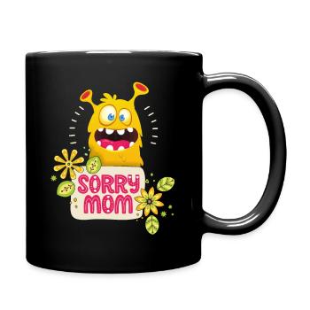 Mama-Mutti, Mother's Day, funny monster, saying - Full Colour Mug - black - Right