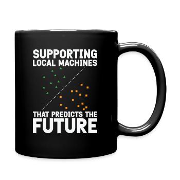 Support Vector Machines Programmierer Künstliche - Tasse einfarbig - Schwarz - Rechts