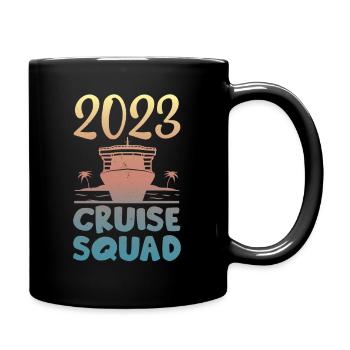 Croisières en famille - Mug uni - noir - Droite
