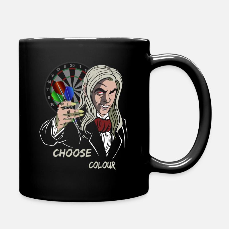 Dart Design dans un style mystique, Dart Magic Game, - Mug uni - noir