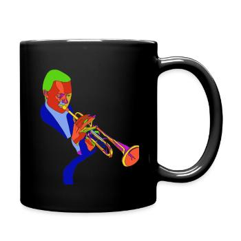 MilesInColor - Tasse einfarbig - Schwarz - Rechts