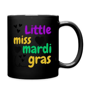 cute Little miss mardi gras 2023 - Mug uni - noir - Droite