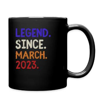 Legend Since March 2023 - Mug uni - noir - Droite