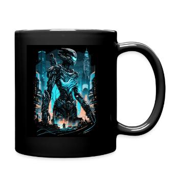 Gambler Science Fiction Fantasy Gamer Mobile Phone Case - Full Colour Mug - black - Right