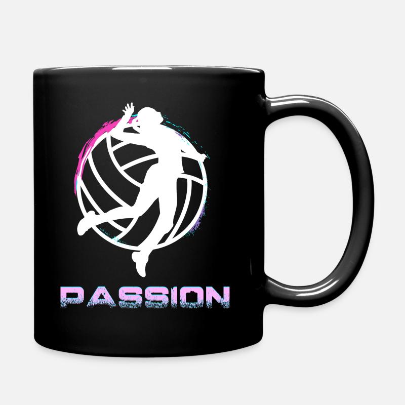 Volley-ball - Mug uni - noir