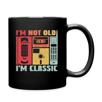 I'm not Old I'm Classic Retro Tech - Full Colour Mug - black - Right