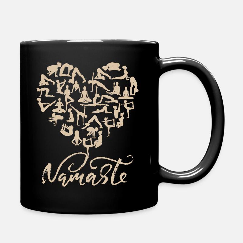 NAMASTE ONE - Full Colour Mug - black