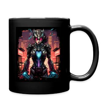 Gamer Science Fiction Fantasy Zocker Phone Case - Full Colour Mug - black - Right