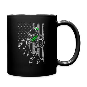 VTT de descente - VTT - Mug uni - noir - Droite