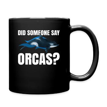 Observation des orques et observation des baleines Baleine de Cetecean - Mug uni - noir - Droite