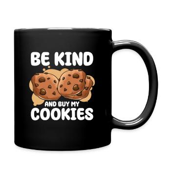 Cookie-scout Und Scout Life - Tasse einfarbig - Schwarz - Rechts