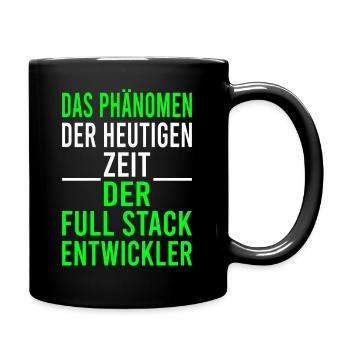 Informatik Computer Programmierer Entwickler Coder - Tasse einfarbig - Schwarz - Rechts