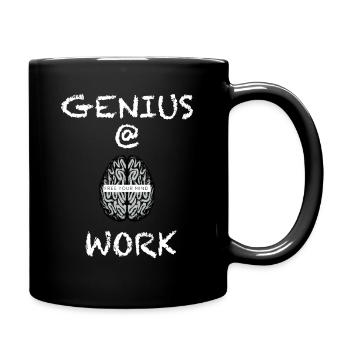 Ein Genie bei der Arbeit als Ingenieur, als - Tasse einfarbig - Schwarz - Rechts