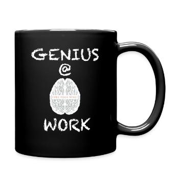 Ein Genie bei der Arbeit als Ingenieur, als - Tasse einfarbig - Schwarz - Rechts