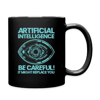 AI Maschinelles Lernen Computer Geek Technologie - Tasse einfarbig - Schwarz - Rechts