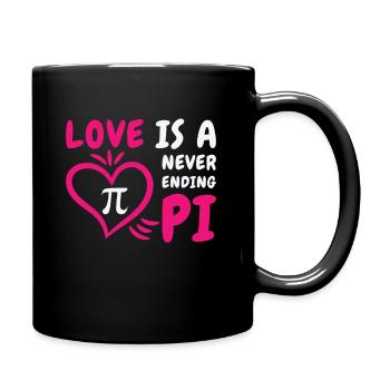 Pi Day Love Pi Symbol Math Number - Mug uni - noir - Droite