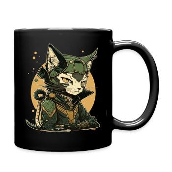 Loki Cat - Loki's Cat - Full Colour Mug - black - Right
