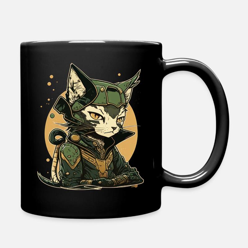 Loki Cat - Lokis Katze - Tasse einfarbig - Schwarz