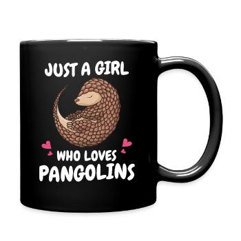 Pangolin Animal Pangolins Endangered Ar - Full Colour Mug - black - Right