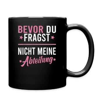 Verkäuferin Muttertag Einzelhandel Verkäufer - Tasse einfarbig - Schwarz - Rechts