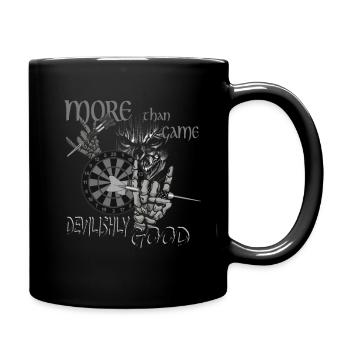 Dart Design devilishly good, Dart devilishly good, - Full Colour Mug - black - Right