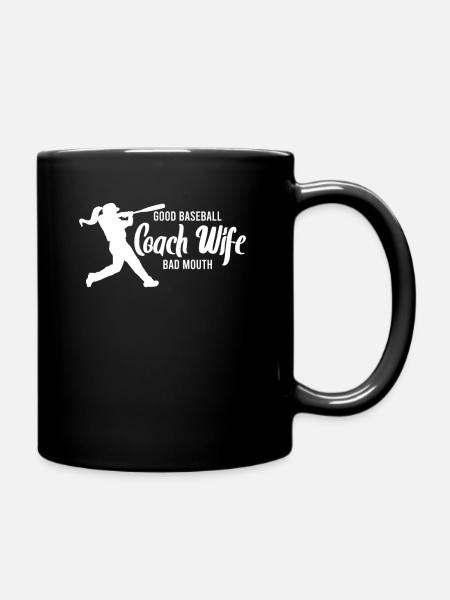 Baseball-Trainerin Ehefrau Berufstätige Mutter - Tasse einfarbig - Schwarz