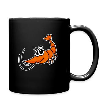 Shrimp Shrimp - Full Colour Mug - black - Right