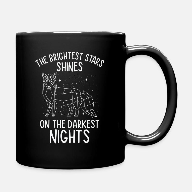 Space Star Fox Space Fan Astronomy - Mug uni - noir