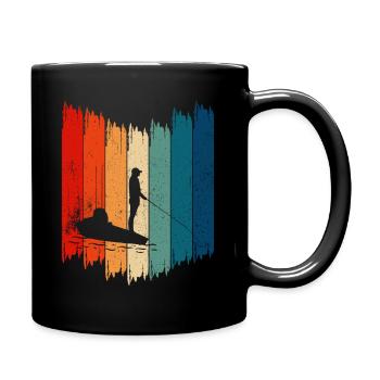 Kayak fishing and kayak fishing - Full Colour Mug - black - Right