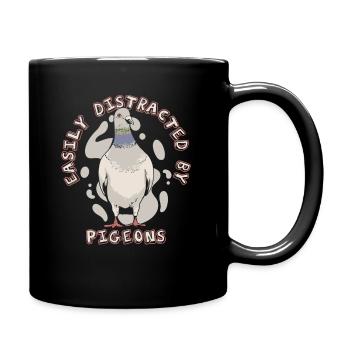 Pigeon Pigeons Animal Oiseau - Mug uni - noir - Droite