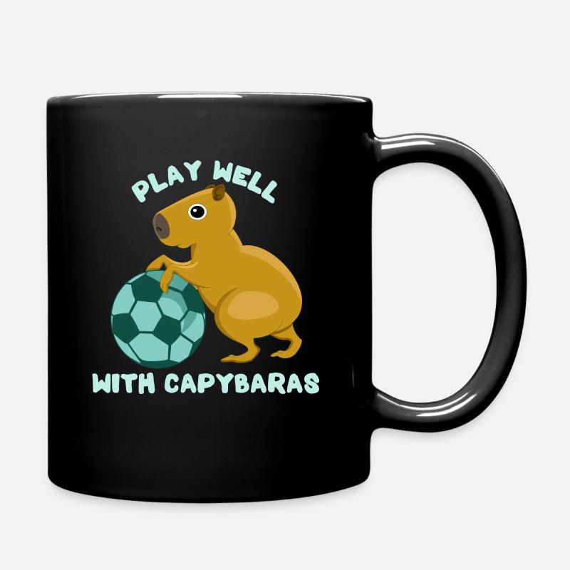 Capybara Chuchoteur - Mug uni - noir