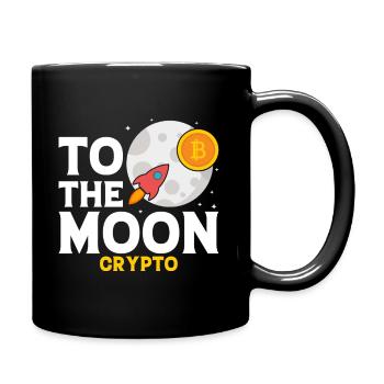 Vers la Lune - Crypto - Mug uni - noir - Droite