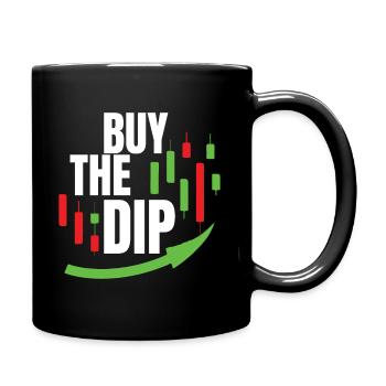 Kaufen Sie Den Dip - Buy The Dip - Tasse einfarbig - Schwarz - Rechts