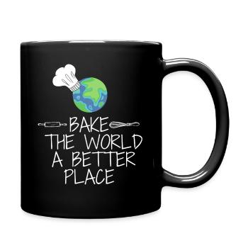 You Bake The World A Better Place - Mug uni - noir - Droite